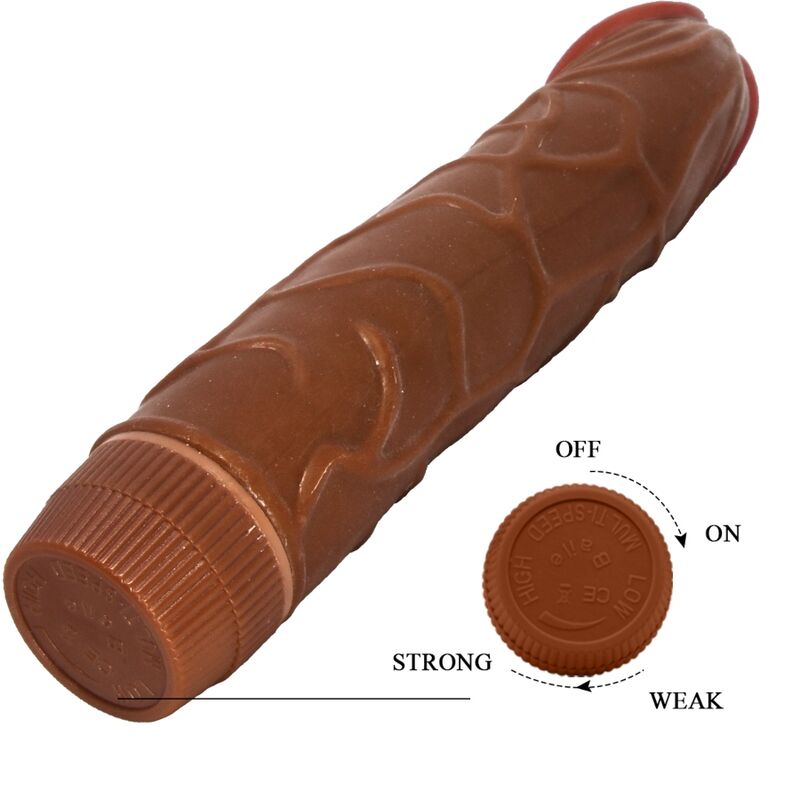 DANCE - REALISTISCHE VIBRATOR BOB 22,5 CM MULATO
