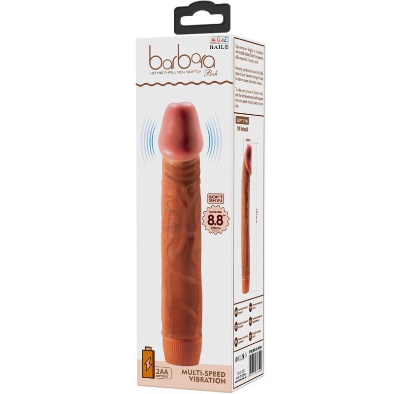 DANCE - REALISTISCHE VIBRATOR BOB 22,5 CM MULATO