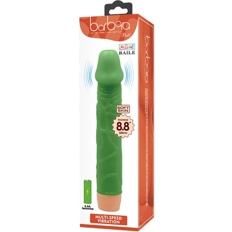 DANCE - REALISTISCHE VIBRATOR BILL 22,5 CM GROEN