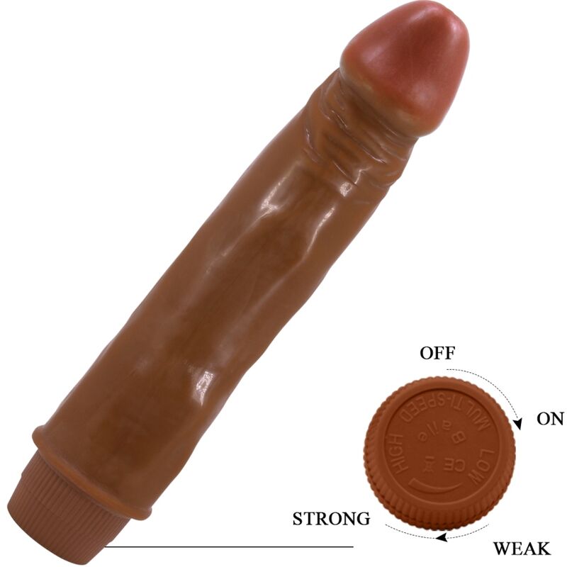 DANCE - DWARF REALISTISCHE VIBRATOR 21 CM MULATO