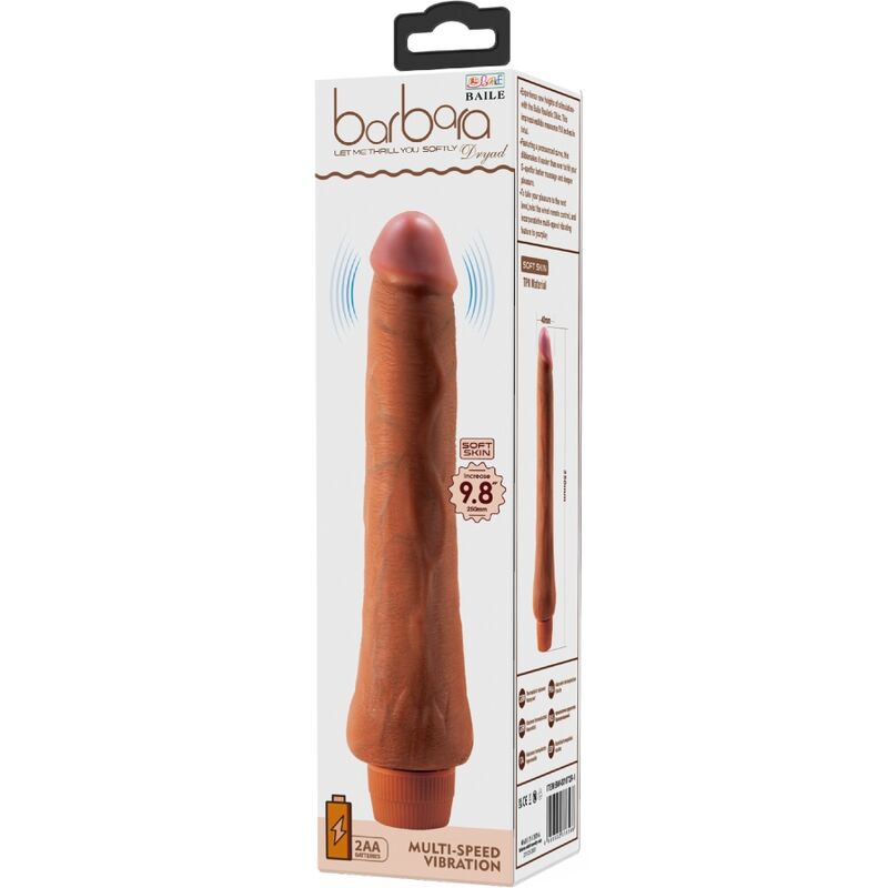 DANCE - DRYAD REALISTISCHE VIBRATOR 25 CM MULATO