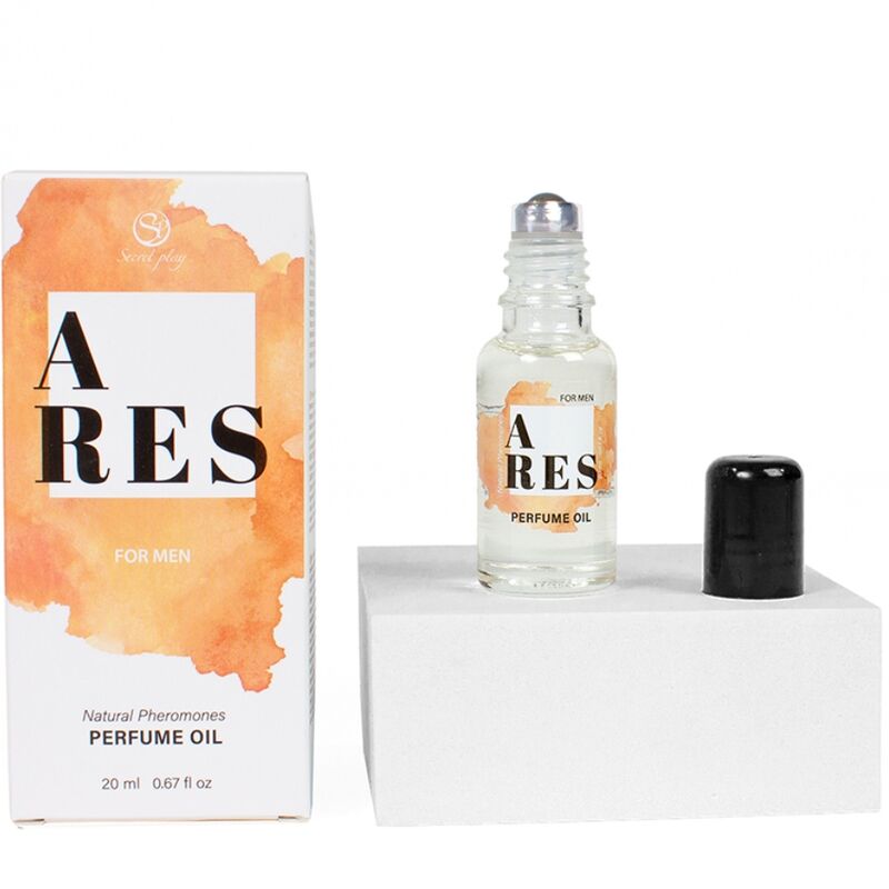 SECRETPLAY - ARES NATUURLIJKE FEROMOONOLIE PARFUM VOOR MANNEN 20 ML