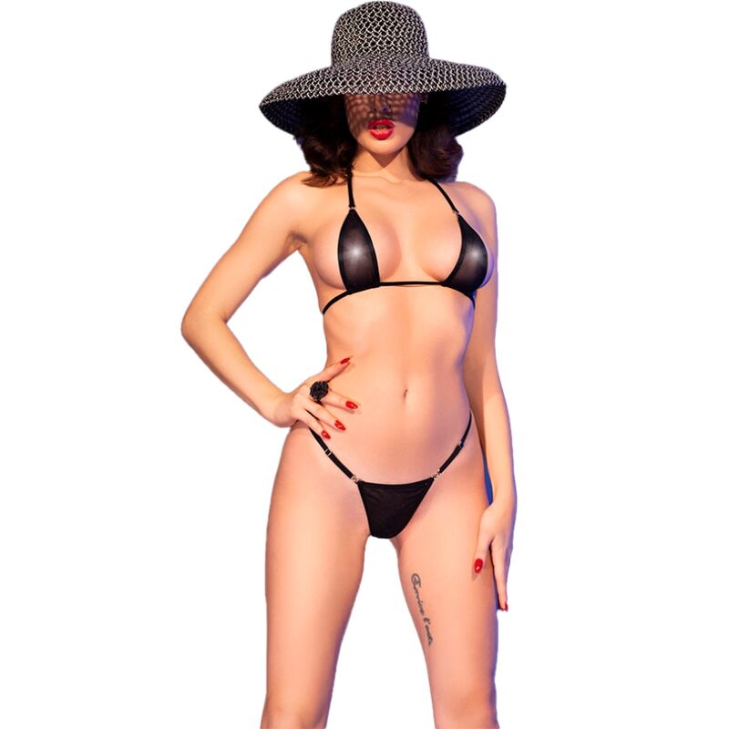 CHILIROSE - CR 4840 MICRO BIKINI ZWART S/M