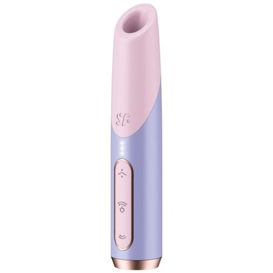 SATISFYER - BOLD KISS CLITORALE STIMULATOR MET ROZE/VIOLETTE GOLVEN