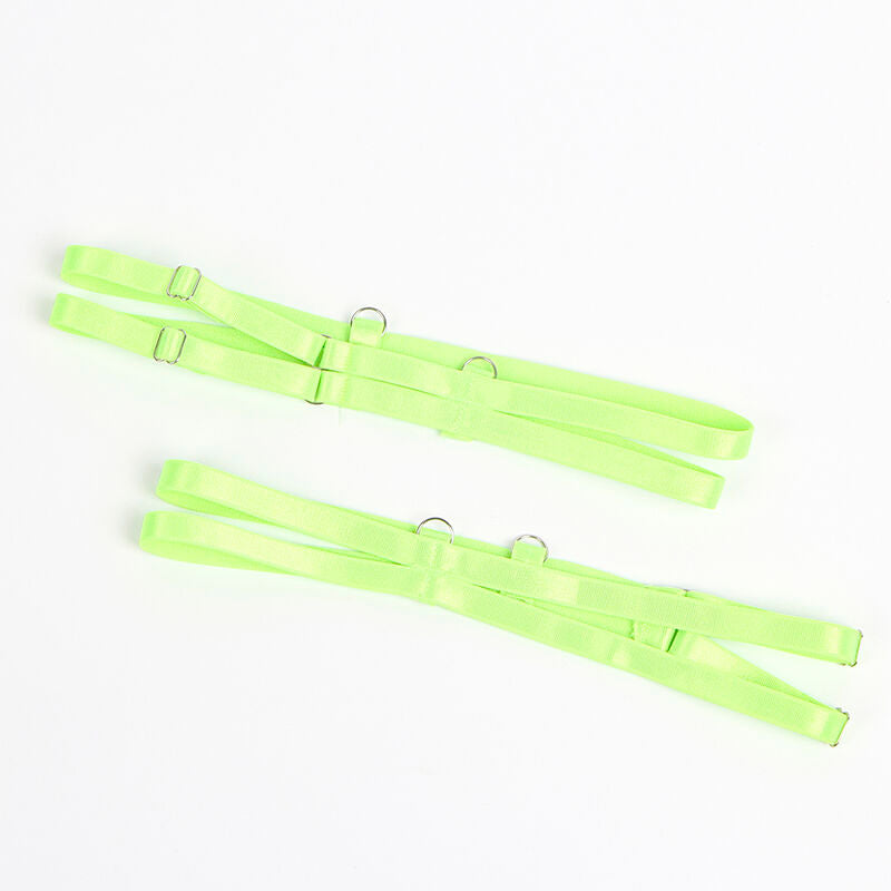 SUBBLIME - 955328 KANTEN BH EN KORRELSET GROEN EN BLAUW L/XL