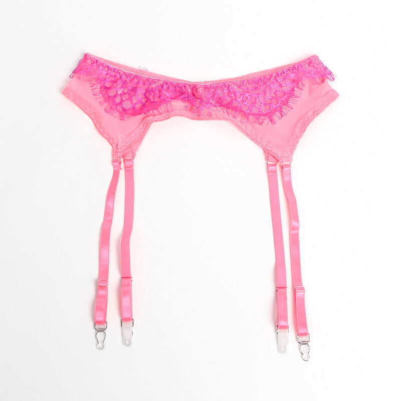 SUBBLIME - 955359 KANTEN BH EN KORRELSET ROZE EN PAARS S/M