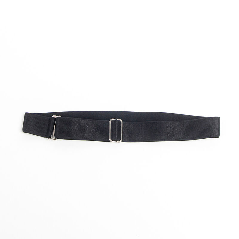 SUBBLIME - 955373 ZWARTE LEDEREN BANDJES JURK S/M