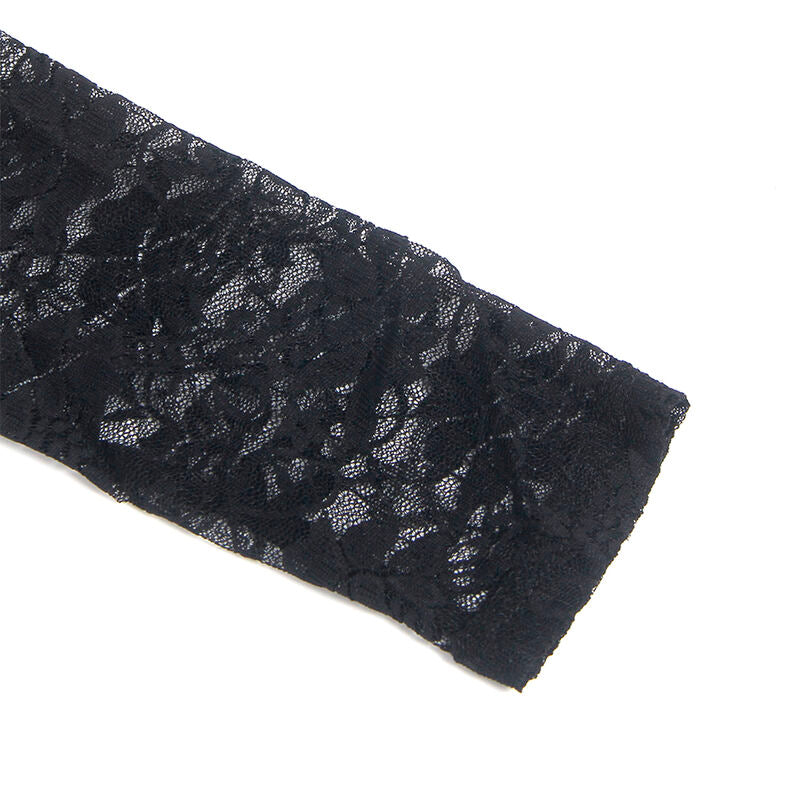 SUBBLIME - 955601 LANGE MOUW ZWARTE KANTEN JURK L/XL