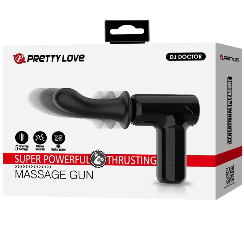 PRETTY LOVE - DJ DOCTOR MASSAGER 5 INSTELLINGEN ZWART
