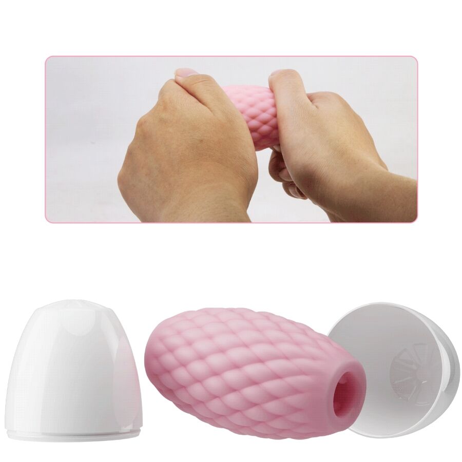 PRETTY LOVE - ATHENA EROS ROZE SILICONEN MANNELIJKE MASTURBATOR
