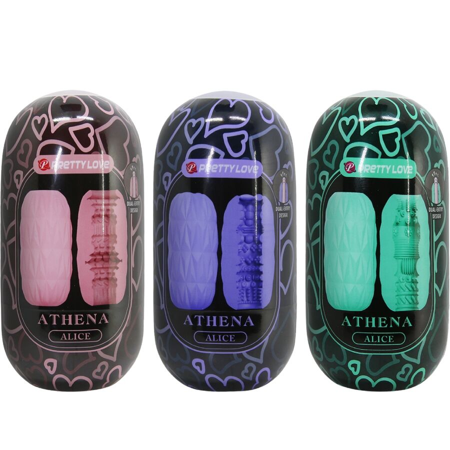 PRETTY LOVE - ATHENA ALICE PACK 15 VERSCHILLENDE MANNELIJKE MASTURBATORS