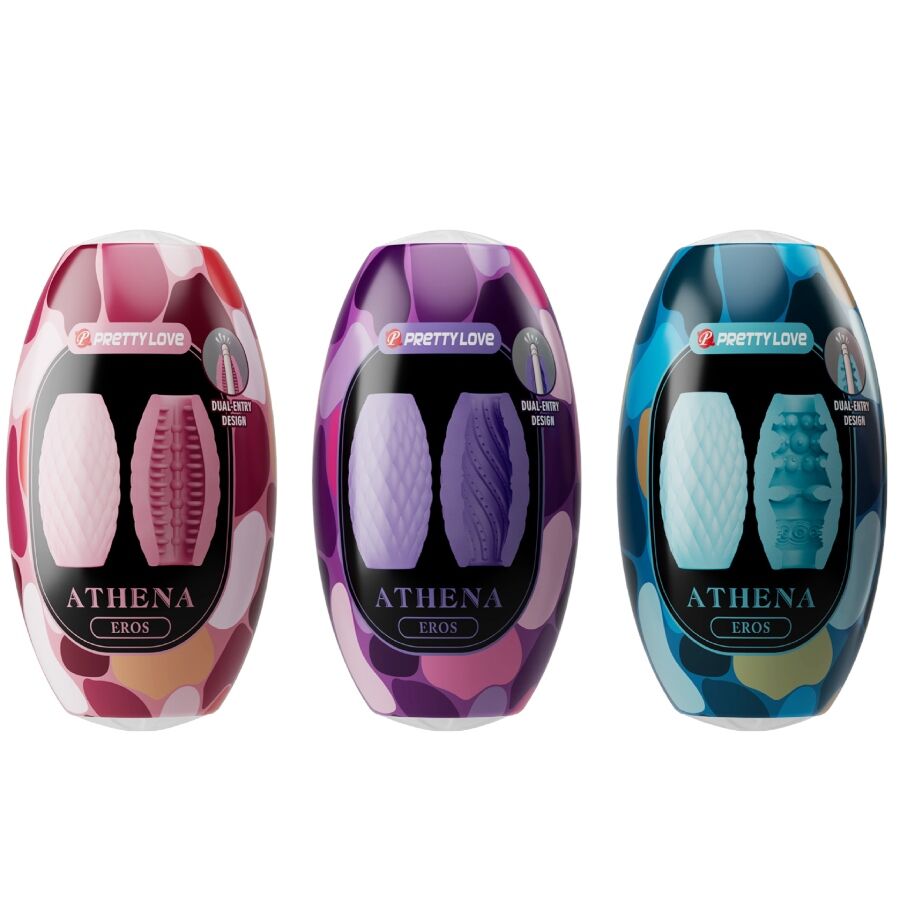 PRETTY LOVE - ATHENA EROS PACK 15 VERSCHILLENDE MANNELIJKE MASTURBATORS