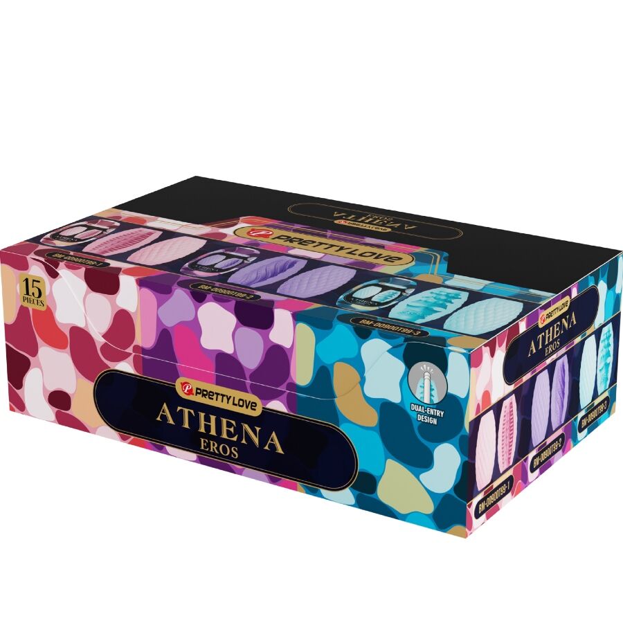 PRETTY LOVE - ATHENA EROS PACK 15 VERSCHILLENDE MANNELIJKE MASTURBATORS