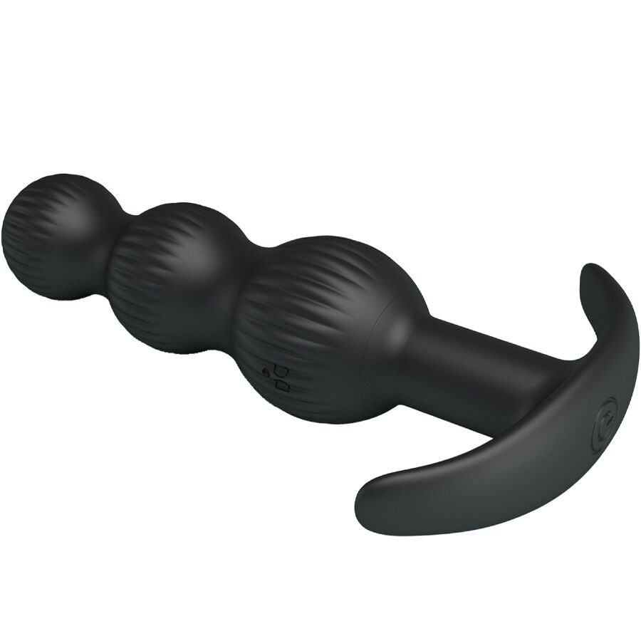 PRETTY LOVE - SIDNEY ANALE VIBRATOR 10 VIBRATIES ZWART