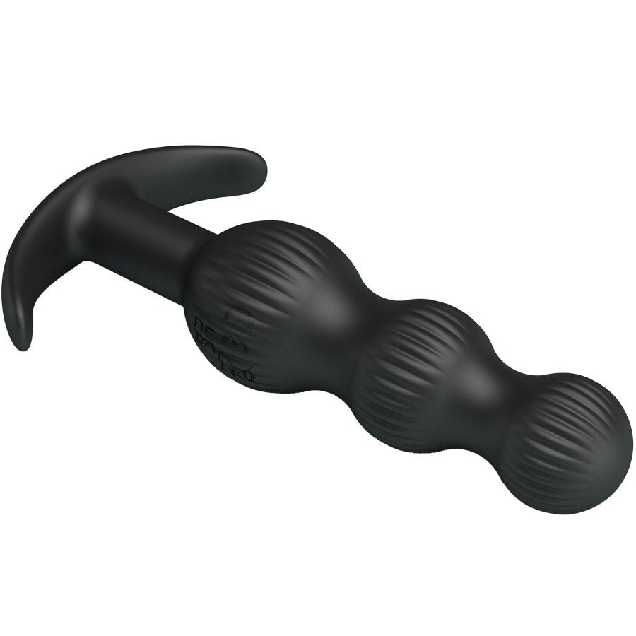 PRETTY LOVE - SIDNEY ANALE VIBRATOR 10 VIBRATIES ZWART