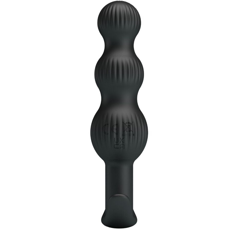 PRETTY LOVE - SIDNEY ANALE VIBRATOR 10 VIBRATIES ZWART