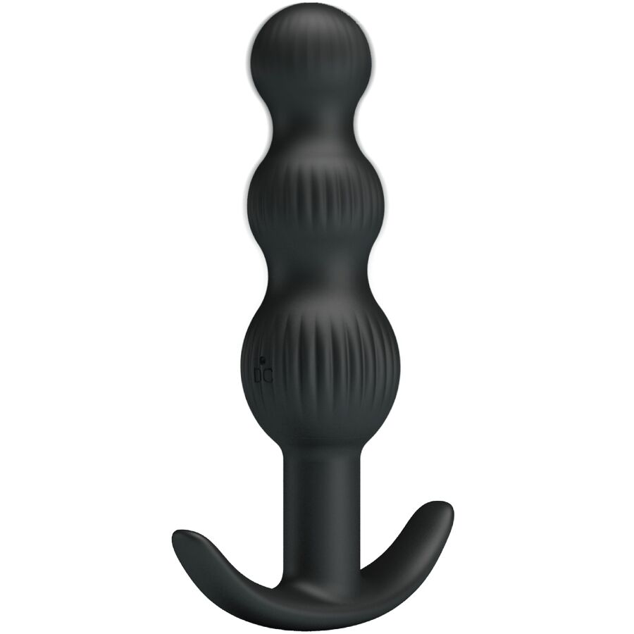PRETTY LOVE - SIDNEY ANALE VIBRATOR 10 VIBRATIES ZWART