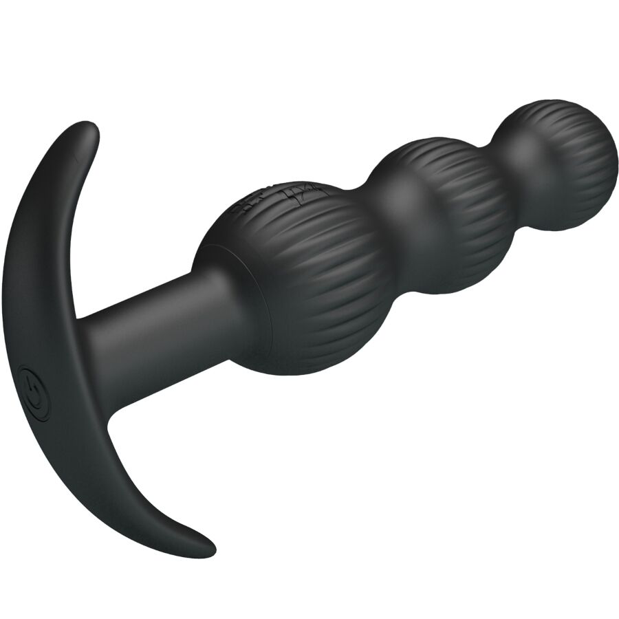 PRETTY LOVE - SIDNEY ANALE VIBRATOR 10 VIBRATIES ZWART
