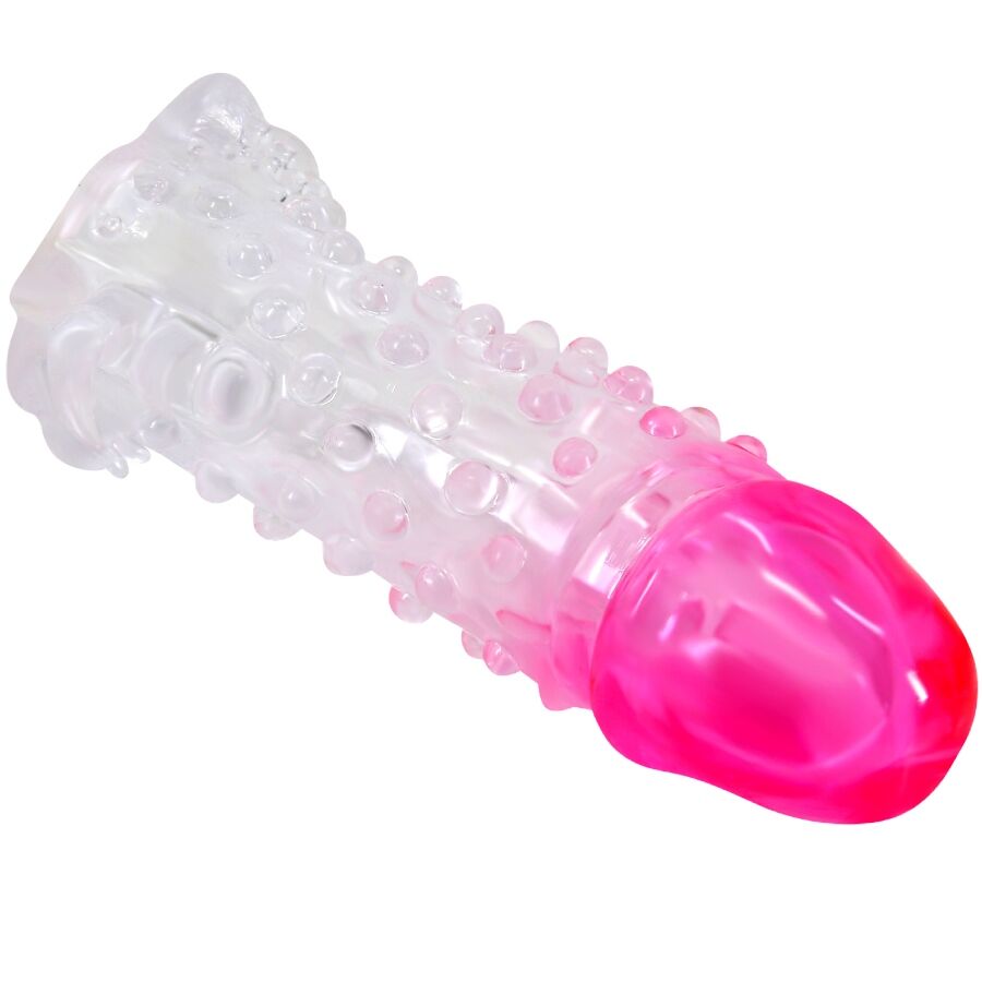 PRETTY LOVE - WILFORD REALISTISCHE VERGROTINGSHEATH MET RELIËF ROZE PENIS