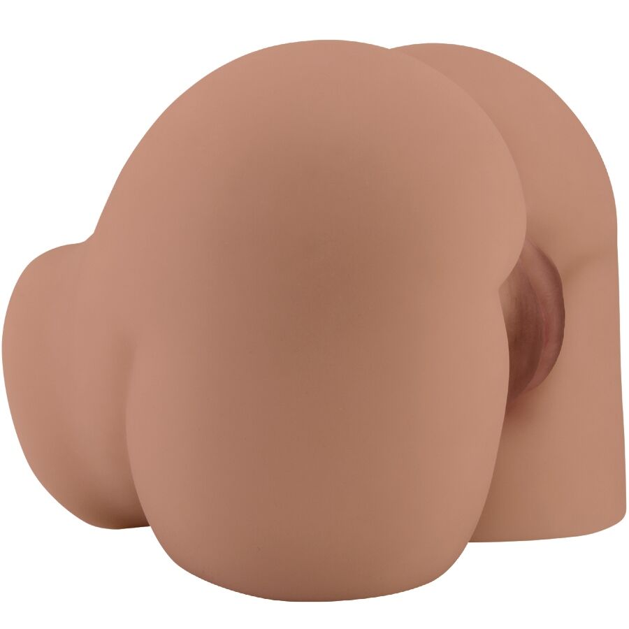 CRAZY BULL - BERNACE ACHTERVIBRATOR MET NATUURLIJKE REALISTISCHE VAGINA EN ANUS, AFSTANDSBEDIENING