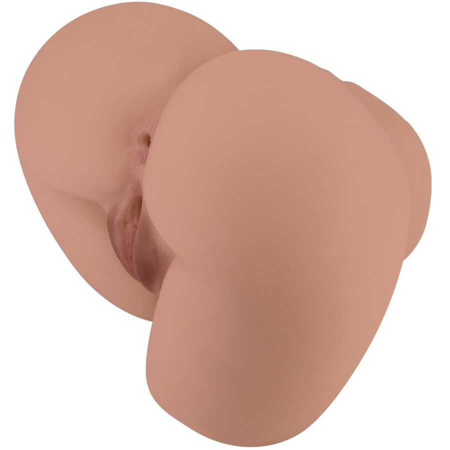 CRAZY BULL - BERNACE ACHTERVIBRATOR MET NATUURLIJKE REALISTISCHE VAGINA EN ANUS, AFSTANDSBEDIENING