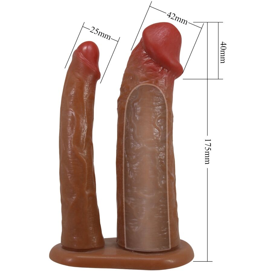 PRETTY LOVE - KEAVEN HARNESS BRIEFS UNIVERSAL &amp; COMFORTABLE DUBBEL DILDO