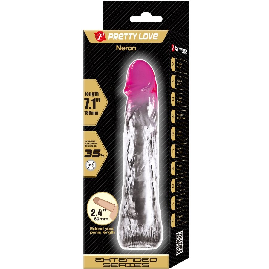 PRETTY LOVE - NERON REALISTISCHE 6 CM VERGROTINGSHEATH VOOR ROZE PENIS