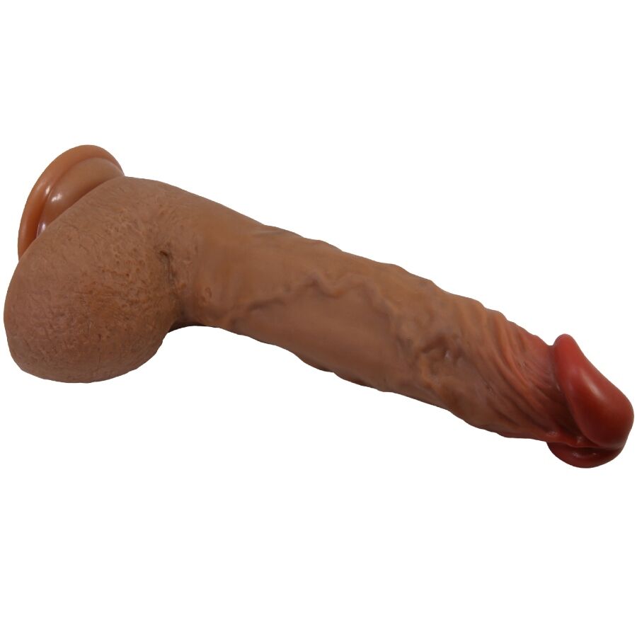 DANS - MOOIE WILKS REALISTISCHE VIBRATOR MET 5 INSTELLINGEN 25 CM MULATTO