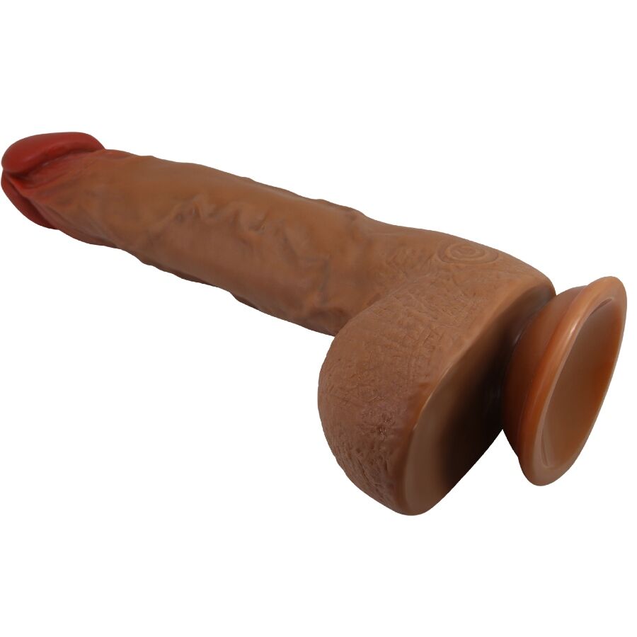 DANS - MOOIE WILKS REALISTISCHE VIBRATOR MET 5 INSTELLINGEN 25 CM MULATTO