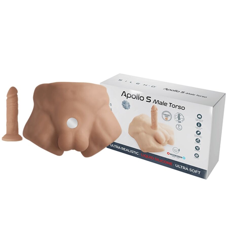 SILEXD - APOLLO'S REALISTISCHE ONDERTORSO MAN KARAMEL