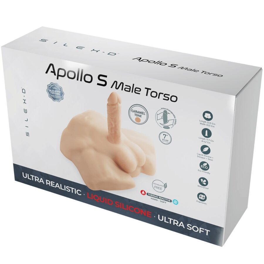SILEXD - APOLLO'S REALISTISCHE ONDERTORSO MAN KARAMEL