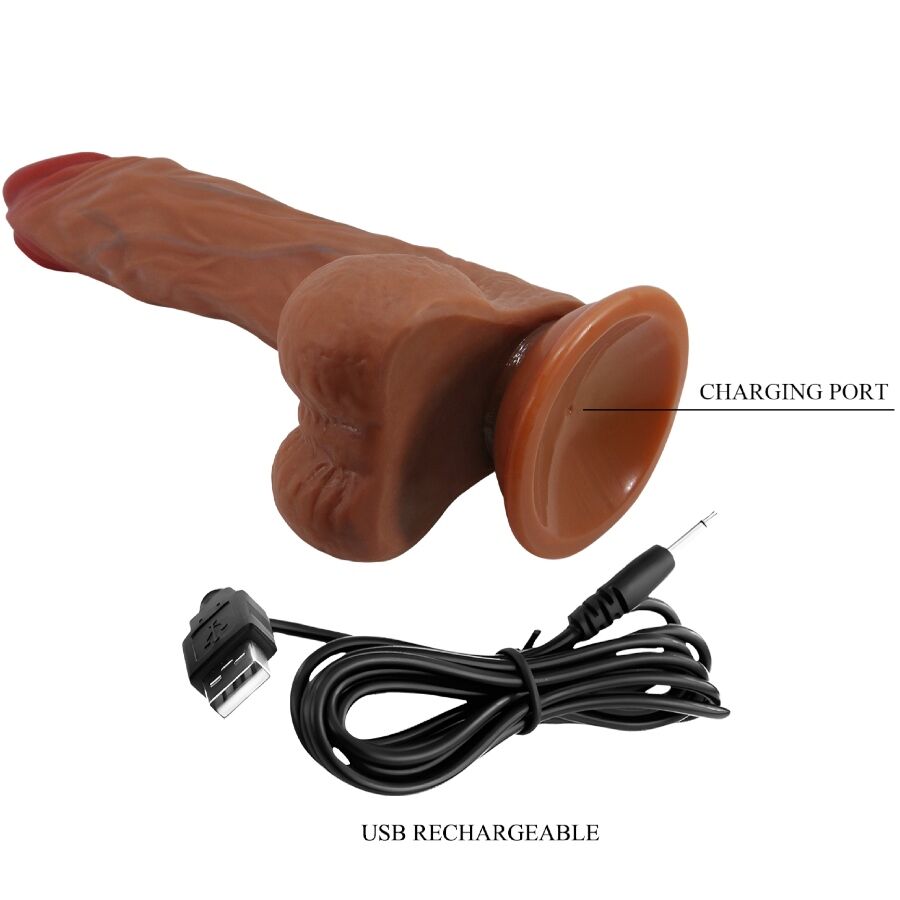 DANCE - CALISTO REALISTISCHE DILDO 25 CM NATUURLIJK