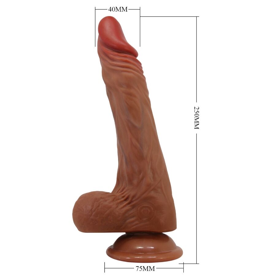 DANCE - CALISTO REALISTISCHE DILDO 25 CM NATUURLIJK