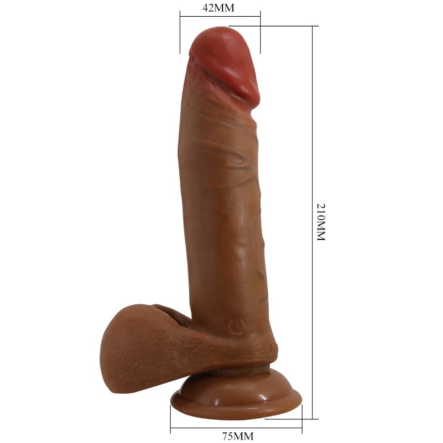 DANCE - ABEL REALISTISCHE DILDO 21 CM MULATO