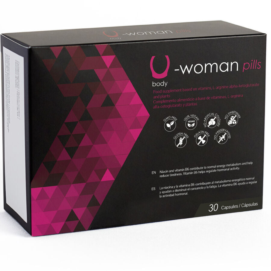 500 COSMETICS - U-WOMAN AUMENTO LÍBIDO FEMENINA - 30 CÁPSULAS