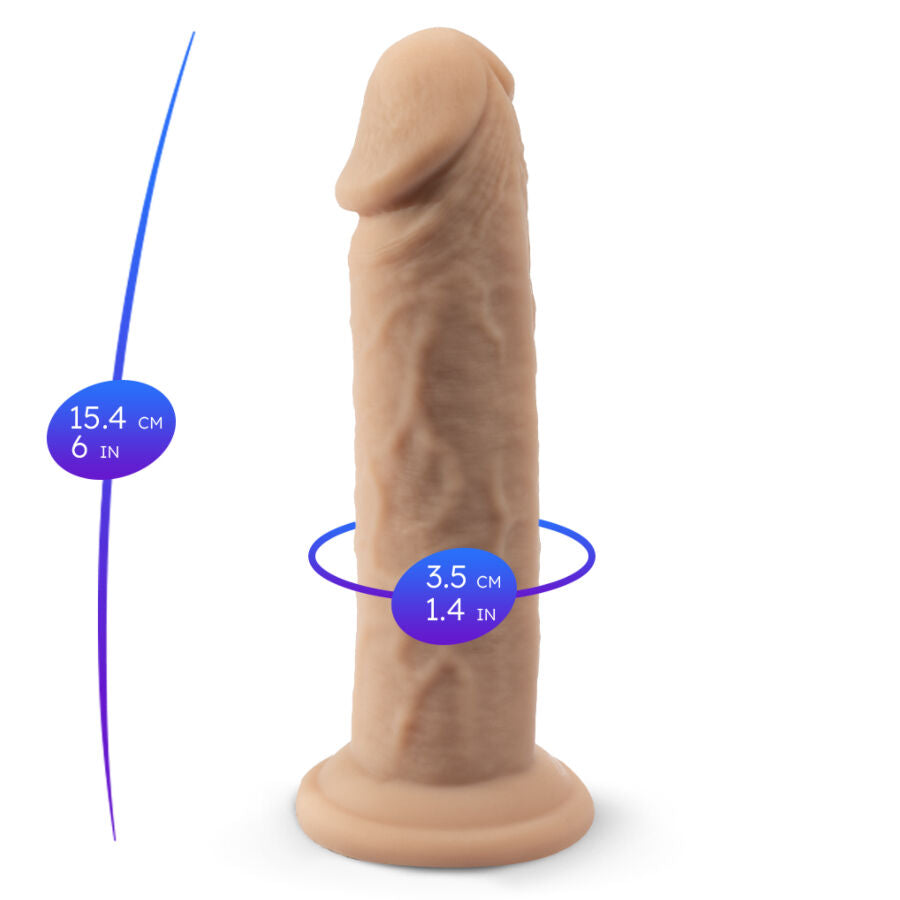 SILEXD - REALISTISCH PENISMODEL 2 PREMIUM THERMOREACTIEVE SILICONEN 15,4 CM