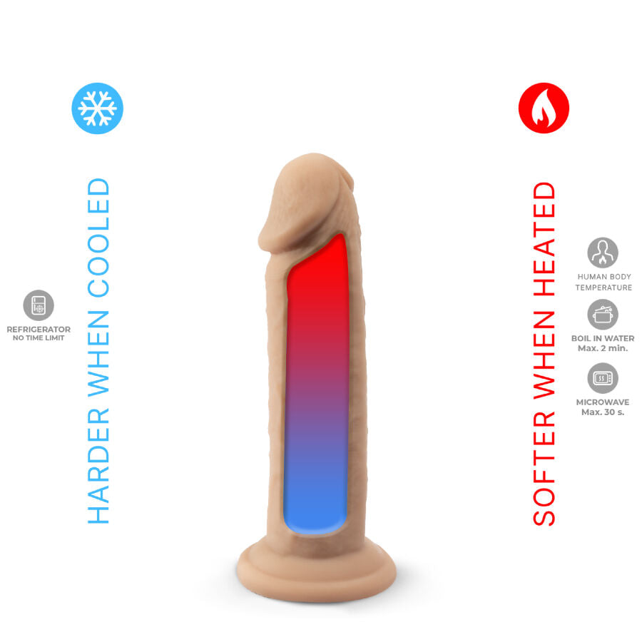 SILEXD - REALISTISCH PENISMODEL 2 PREMIUM THERMOREACTIEVE SILICONEN 15,4 CM