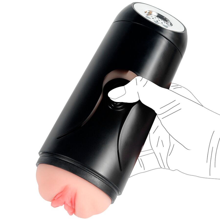 SHEQU - FANNY VIBRERENDE VAGINALE MASTURBATOR