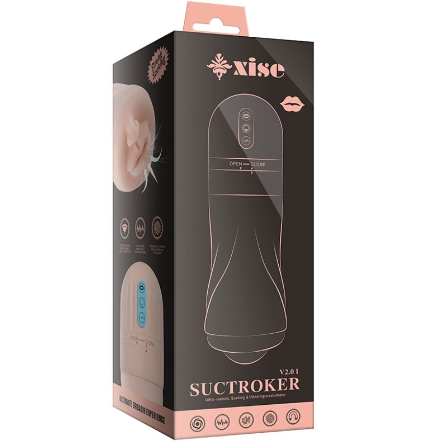 XISE - SUCTROKER V2.0 I VIBRERENDE MONDMASTURBATOR