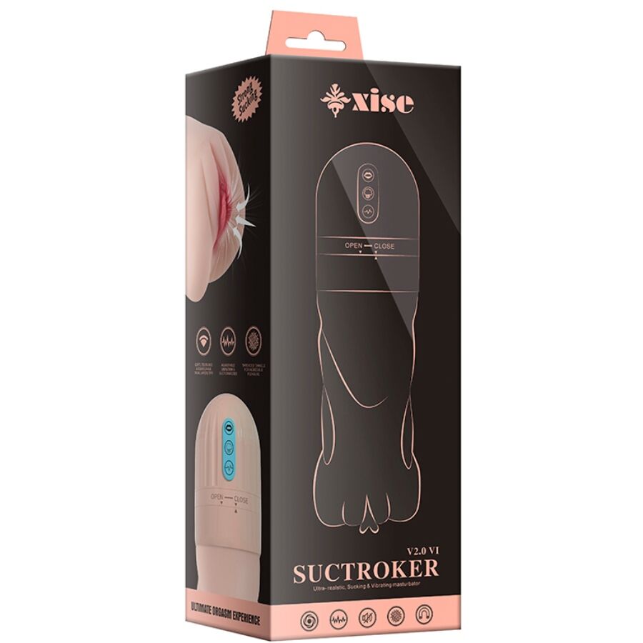 XISE - SUCTROKER V2.0 VI VIBRERENDE VAGINALE MASTURBATOR