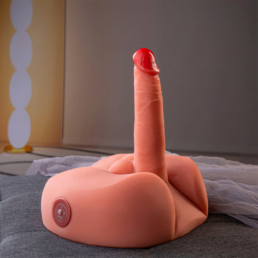 XISE - HONING REALISTISCHE DILDO MASTURBATOR MET VIBRATIE 25 CM