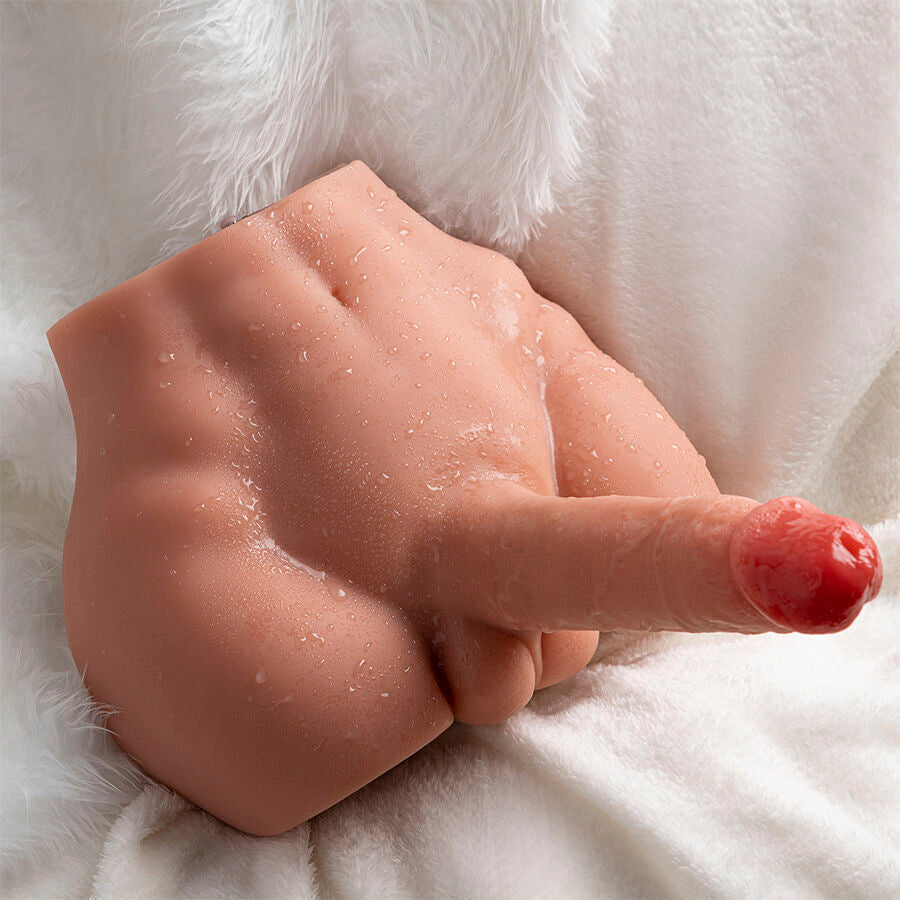 XISE - PEEL DILDO ASS MASTURBATOR REALISTISCHE DILDO VOORPOSITIE MET STOOTGEVOEL 17,5 CM