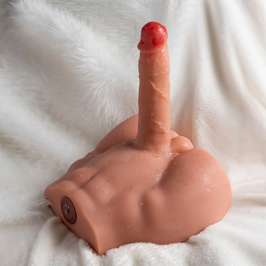 XISE - PEEL DILDO ASS MASTURBATOR REALISTISCHE DILDO VOORPOSITIE MET STOOTGEVOEL 17,5 CM