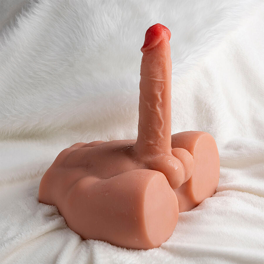 XISE - PEEL DILDO ASS MASTURBATOR REALISTISCHE DILDO VOORPOSITIE MET STOOTGEVOEL 17,5 CM