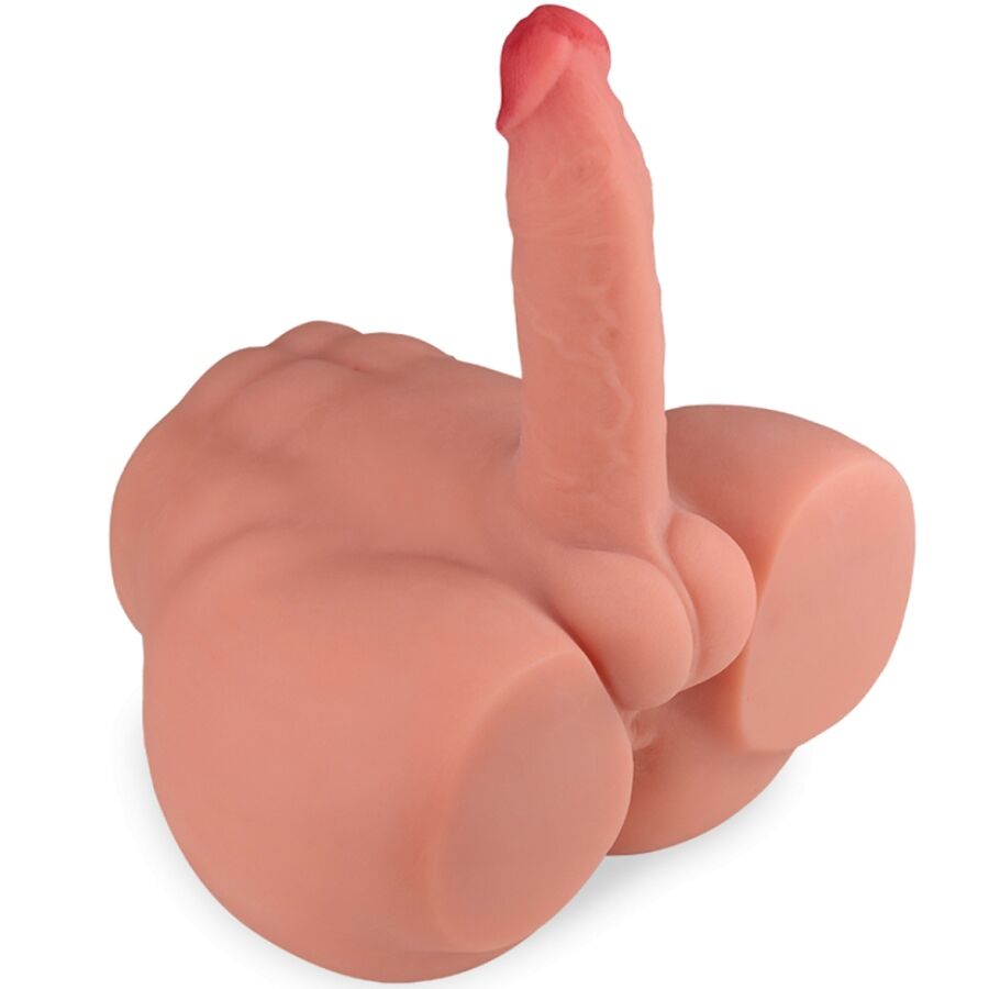 XISE - FREDERICO REALISTISCHE DILDO MASTURBADOR VOORAANSTAND MET STOOT 15 CM