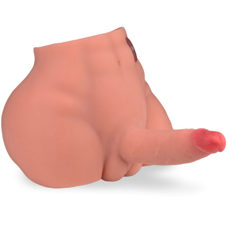 XISE - FREDERICO REALISTISCHE DILDO MASTURBADOR VOORAANSTAND MET STOOT 15 CM