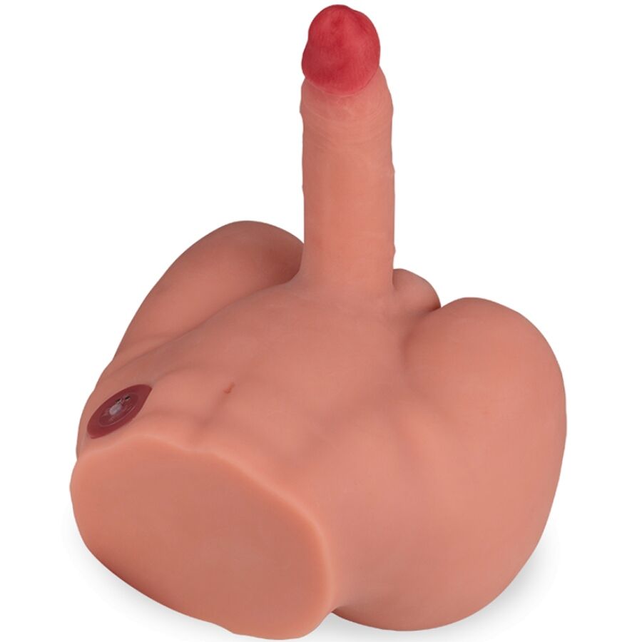 XISE - FREDERICO REALISTISCHE DILDO MASTURBADOR VOORAANSTAND MET STOOT 15 CM