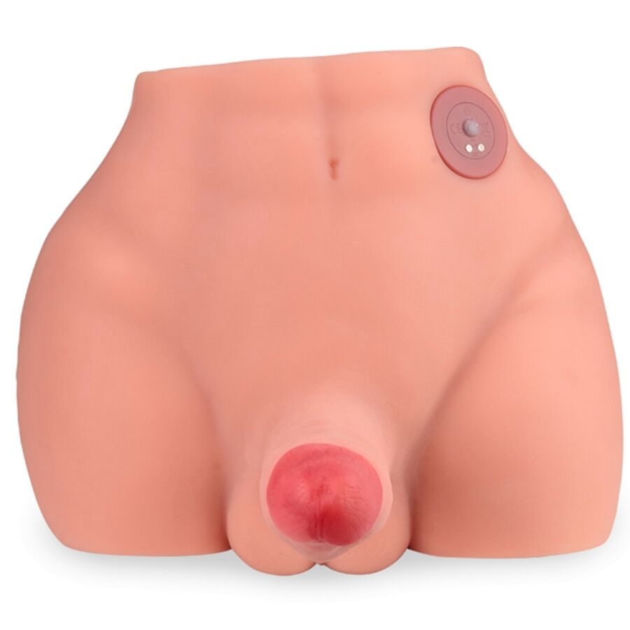 XISE - FREDERICO REALISTISCHE DILDO MASTURBADOR VOORAANSTAND MET STOOT 15 CM