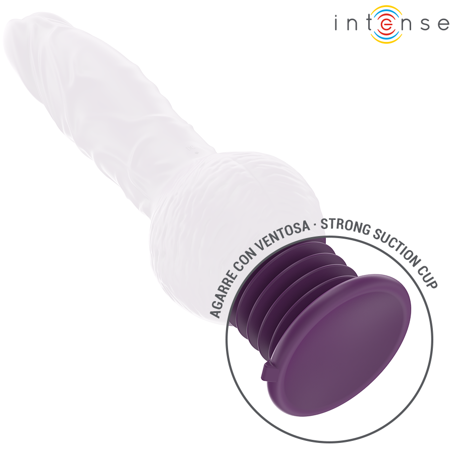 INTENSE - TATUM MULTIFUNCTIONELE VIBRATOR MET OP- EN NEERWAARTSE VIBRATIE 24 CM PAARS