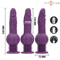 INTENSE - TATUM VIBRADOR MULTIFUNCIÓN CON VIBRACIÓN UP AND DOWN 24 CM MORADO